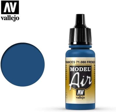 Vallejo Hobbyverf Acrylverf - 71088 Model Air French Blue - Acryl Verf flesje - 17 ml