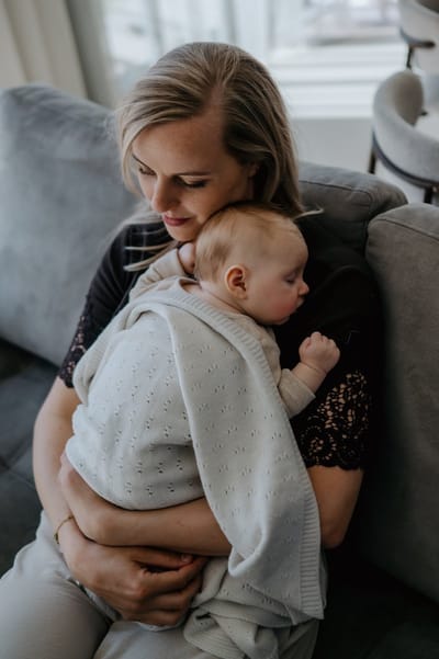Merino wol wiegdeken - Merino wol omslagdeken - Merinowol babydeken - Pure Baby Love - 80x100cm - creme
