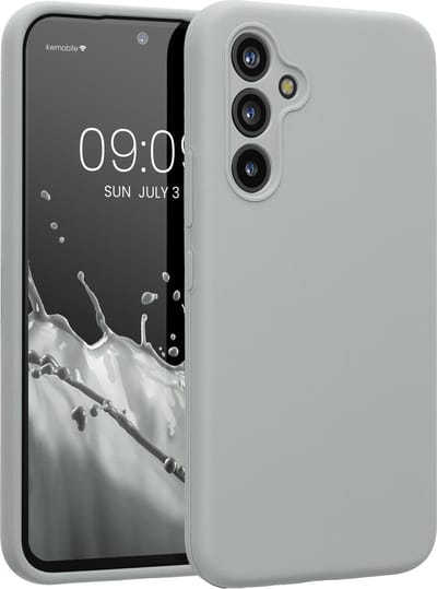 kwmobile telefoonhoesje geschikt voor Samsung Galaxy A54 5G - TPU backcover met siliconen coating - Smartphone case in grijs