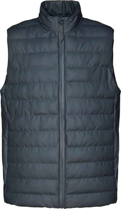 Rains Bodywarmer Trekker Grijs - Maat S/M - Heren - Bodywarmers