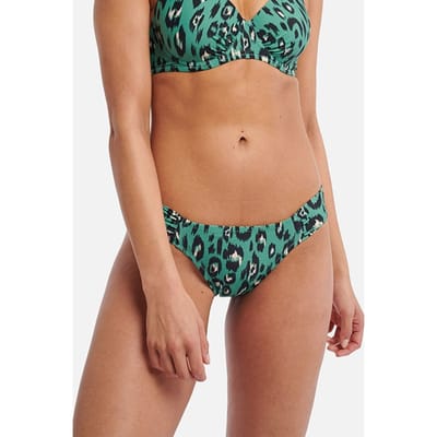 Shiwi Luxe Leopard Butterfly Brief Washed Green Maat: 34 | Bikini's Outlet | Unisex | Zwart