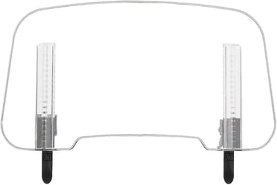 Motorfiets Windscherm - Winddeflector - Verbeterd Rijcomfort - Eenvoudige Montage - Transparant