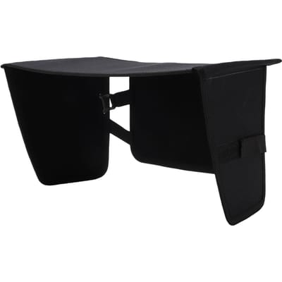 Pare-soleil d'ordinateur portable multifonctionnel réglable universel pliable pour écran de confidentialité d'ordinateur portable pour extérieur Noir L: Convient 15 noir