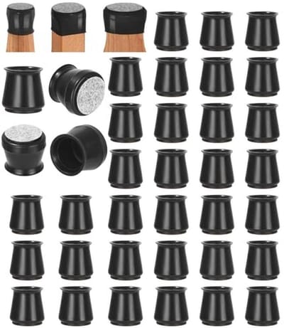 Stoelpootdoppen 40 stuks, diameter 24-32 mm - Siliconen Beschermkap voor Stoelen