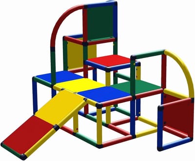Modulair Klimhuis met Glijbaan voor Kinderen - Verander in Speeltoren of Kasteel