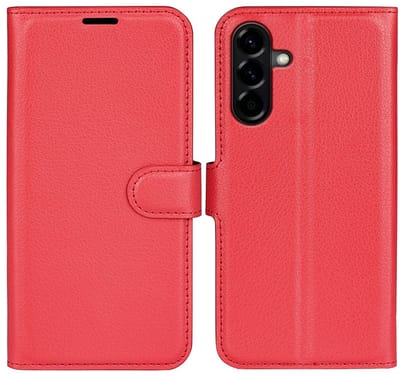 Coverup Hoesje - Geschikt voor Samsung Galaxy A57 Hoesje - Coverup Book Case - Rood