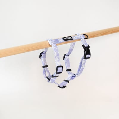 Pip & Palms - Hondentuig Li La Lilac - Paars - Maat XS - Verstelbaar - Hondentuigje - Y Tuig Hond - voor Kleine honden