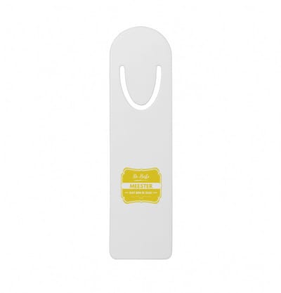 Hacebo® - De beste meester, dat ben ik dus metalen boekenlegger - iemand die een meester is - beste ooit - werk - collega - school - verjaardagscadeau - kado - gift - geschenk Bladwijzer boekenleggers - 12.7 cm x 3.2cm