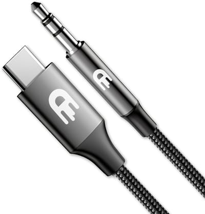 Drivv. USB C naar AUX Kabel - USB C naar Jack - 3.5mm Audio Kabel - USB-C naar Auto - USB-C naar Headphone - Nylon - 1 meter