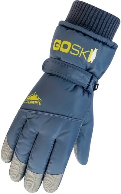 Livano Skihandschoenen - Handschoenen Winter - Handschoenen Heren - Touchscreen - Antislip - Waterdicht - Lichtblauw
