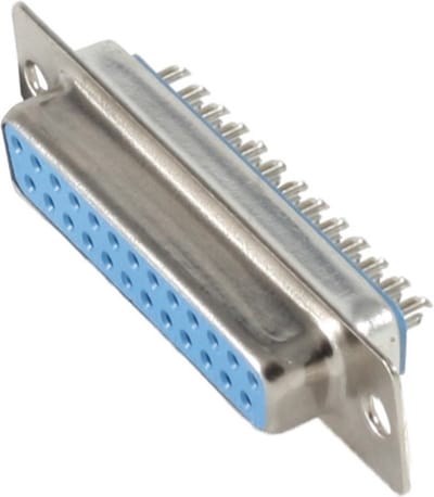 Seriële RS232 connector 25-pins SUB-D (v) / solderen