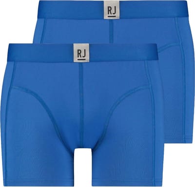 RJ Pure Color 2-Pck Heren Boxer Jort Blauw S