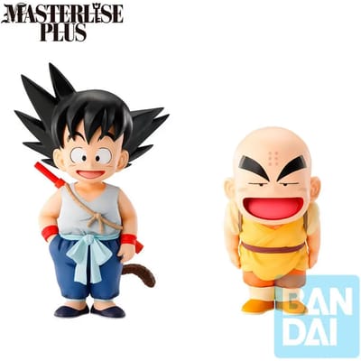 Dragon Ball Ichibansho Masterlise Plus PVC Statue Son Goku & Krillin (Son Goku Training Section) 13 cm Beeld
