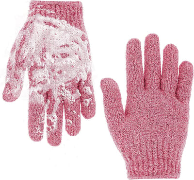 *** Scrubhandschoen Verwijder dode Huidcellen - Huidscrubber - Douchehandschoen - Washand - Body Scrub Glove - van Heble® ***