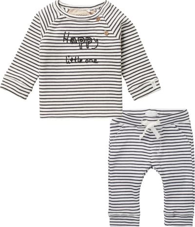 Noppies - Kledingset - 2delig - Broek Sandhurst Snow White - Shirt Stone Snow White - Maat 50