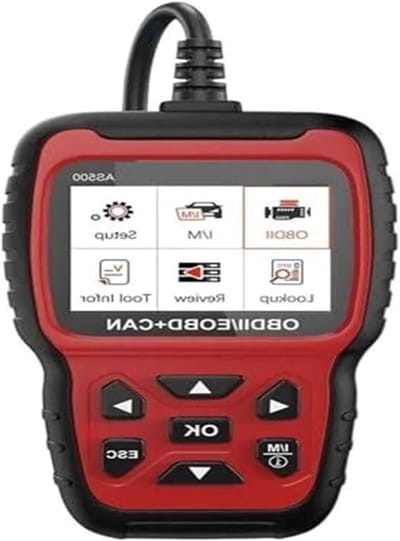 Autodiagnose Hulpmiddel - Motorcode Lezer - Auto Onderhoud - Kleurenscherm Navigatie - Universele Pasvorm - Zwart