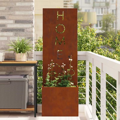vidaXL - Tuin - Privacy - Scherm - Roestig - 50 - x - 32 - x - 150 - cm - Cortenstaal