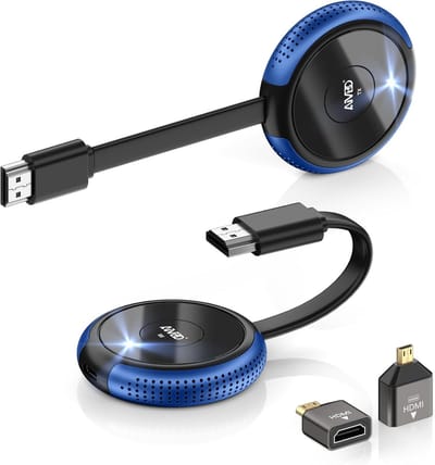 Draadloze HDMI Zender - Ontvanger Kit - Scherm Delen - Plug en Play - 50 Meter Bereik - Zwart