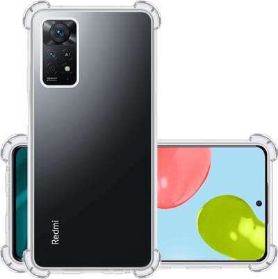 Hoesje - Geschikt voor Xiaomi Mi 10T Pro - Sterk & Shockproof - Siliconen Case - Back Cover - Telefoon Hoes Shock Proof - Transparant