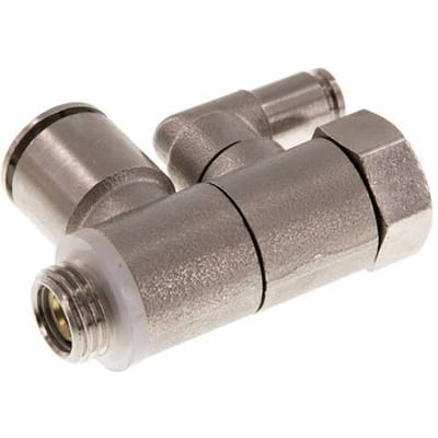 12mm & G1/4'' Indirect Gestuurde Vernikkeld Messing Terugslagklep Buitendraad Insteekkoppeling 0.5-10 bar