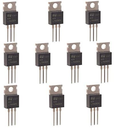 Spanningsregelaar TO-220 5V 1,5A - 10 Stuks