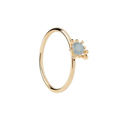 P D Paola Color 925 Sterling Silver Ring with Gold Plating AN01-C93-12