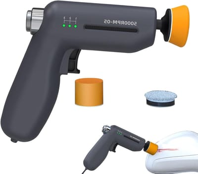 Kleine Polijstmachine - Waxapparaat Voertuig - Lak Herstellen - Stille Werking - 12V - Zwart