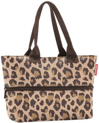 Reisenthel Shopper E1 Shopper Schoudertas - 12L - Leo Macchiato Bruin