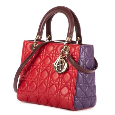 Medium Lady Dior Zip PM Handtas