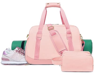 Sport Gymtasje voor Vrouwen - Duffle Tassen met Schoen Compartiment en Wet Pocket