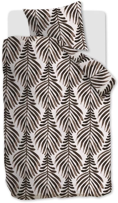 Vtwonen Bold Feathers dekbedovertrek - Eenpersoons - 140x200/220 cm - Zand