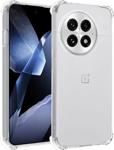 Hoesje - Geschikt voor OnePlus 13R - Sterk & Shockproof - Siliconen Shock Case - Hoes Cover - Telefoonhoes - Transparant