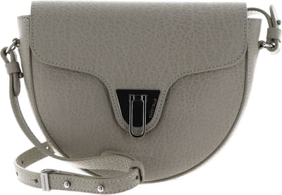 COCCINELLE Leren Schoudertas Beat Elephant Crossover Bag Gelso Lichtgrijs