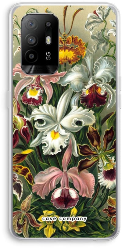 Case Company® - Hoesje geschikt voor Oppo A94 5G hoesje - Haeckel Orchidae - Soft Cover Telefoonhoesje - Bescherming aan alle Kanten en Schermrand