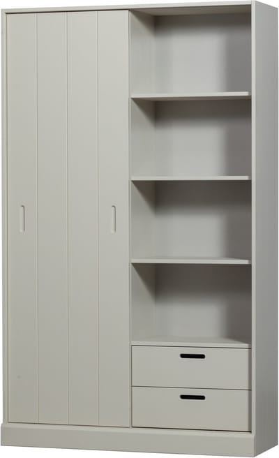 WOOOD Mila Schuifdeurkast - Grenen - Dust - 200x120x42