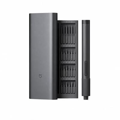 Sello! precisie schroevendraaierset – 200 tpm aandrijving – 2 koppelstanden – magnetisch – ergonomisch – stalen bits – aluminium