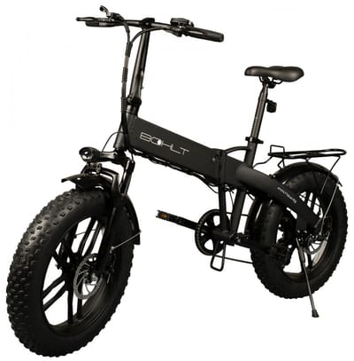 BOHLT Fat Twenty - Elektrische Vouwfiets - 20 inch Fatbike - 250W Motor - 374Wh Uitneembare Accu - 6 Versnellingen - Schijfremmen - Zwart
