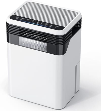 Luchtontvochtiger - Vochtvreter Apparaat - Vochtige Ruimtes - Automatische Ontdooiing - 3000 ml - Wit