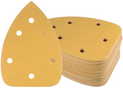 Dailygoods - Schuurpapier voor details muisschuurmachine - 40 stuks - Geschikt voor polijsten van meubels - 9 inch x 5,9 inch - Korrel 320 - Diverse k...