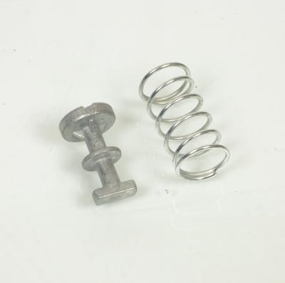 motor kuipschroef met veer voor piaggio 50 ciao bromfiets 25,5mm