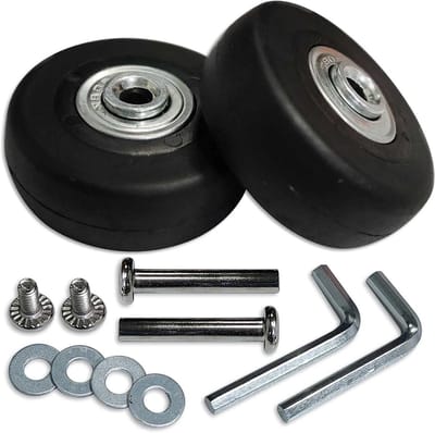 Vervangende Wielen voor Koffers - Reparatieset met 48mm Wielen, 35 Axles en Onderdeel voor Kofferonderhoud