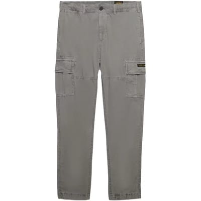Superdry Ripstop Light Cargobroek Grijs 28 / 32 Man