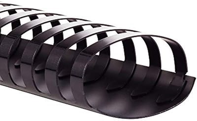 CombBind Standaard Spinnen - 5 cm Diameter, Capaciteit tot 425 Vellen - Zwart - Verpakking van 50 Stuks
