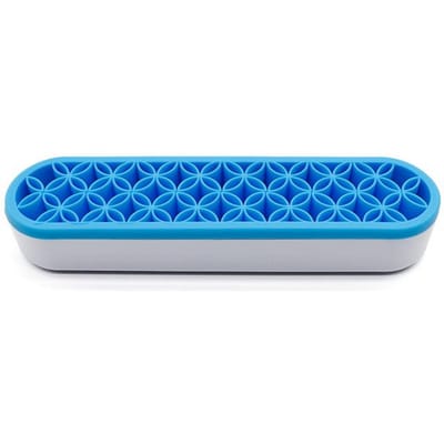 Siliconen Nagellak Penhouder Organizer Make-up Kwasten Display Stand Rek Opbergdoos Nagellak Penhouder Make-up Kwasten Stand Opbergdoos blauw