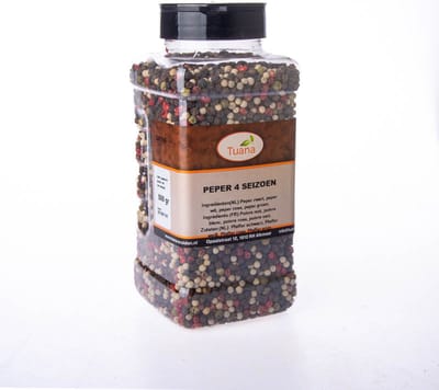 Tuana Kruiden - Peper 4 Seizoen - Strooibus 450 Gram - Tuanashop - GP-P-0006