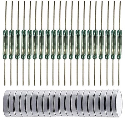 20 stuks Glas Reed Switch - Multifunctionele Magnetische Inductie Schakelaar