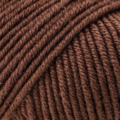 Brei-Haakgaren Luca-s - Supersoft 100% Merino - 07 - Chocolat - Chocolade - bol van 50 gram