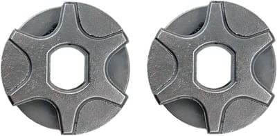 Kettingzaag Tandwiel Set - Tandwiel Kettingzaag - Efficiënt Zagen - Roestvrij Staal - 10mm en 12mm Boring - Zilver