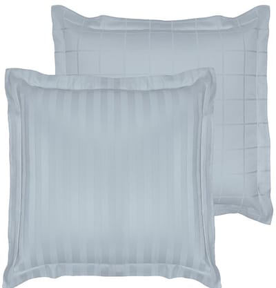 De Witte Lietaer Kussensloop Zygo Ice Blue - 63 x 63 cm - Blauw - Katoen Satijn