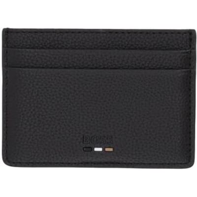 Hugo Boss - Ray kaarthouder van imitatieleer met handtekeningdetails - RFID - heren - black